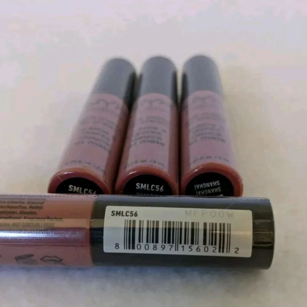 (4) NYX Soft Matte Lip Cream Shanghai SMLC56 NEW SEALED